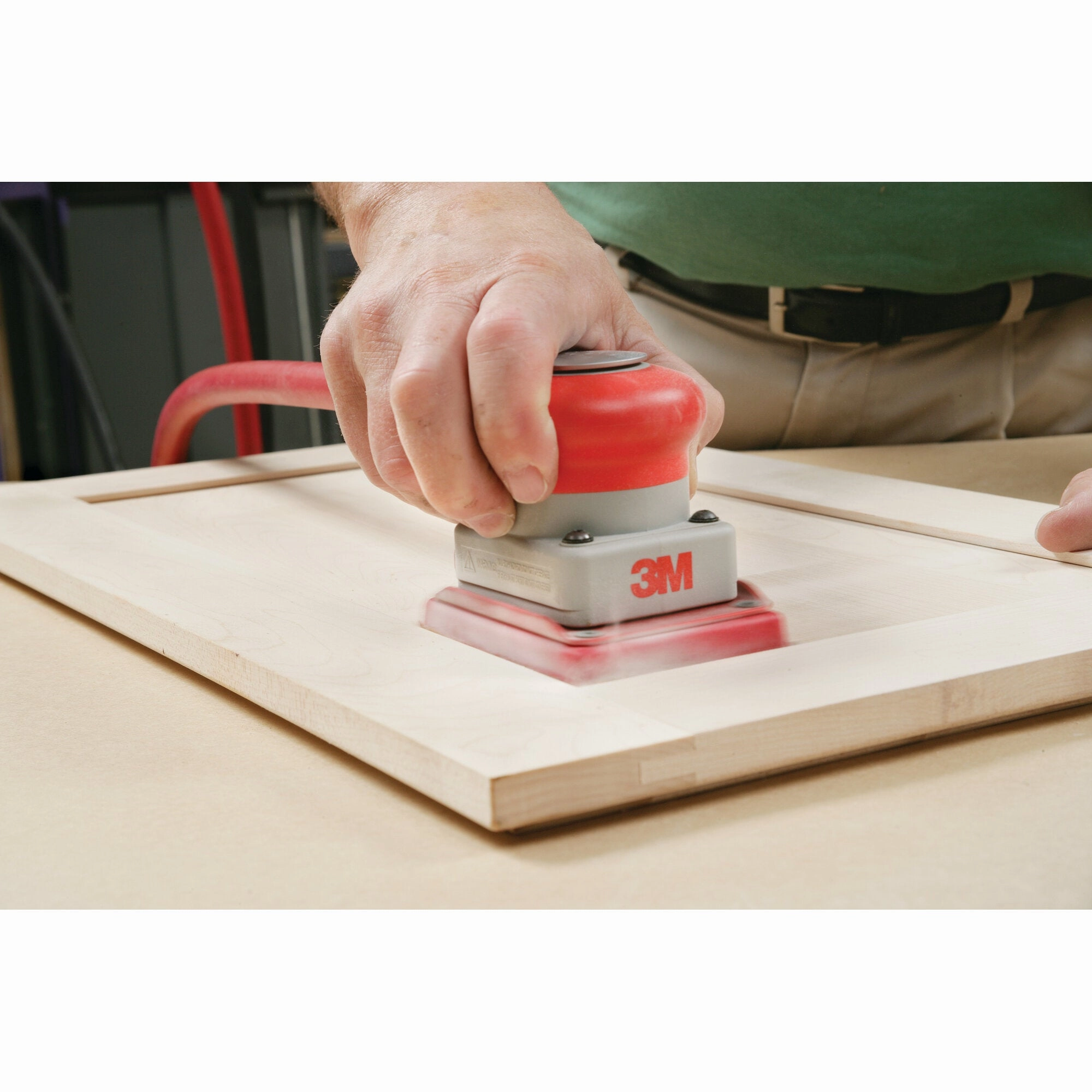 3M Central Vacuum Orbital Sander, 20430, 3 in x 4 in, 1/8 in Orbit10,000 Max OPM