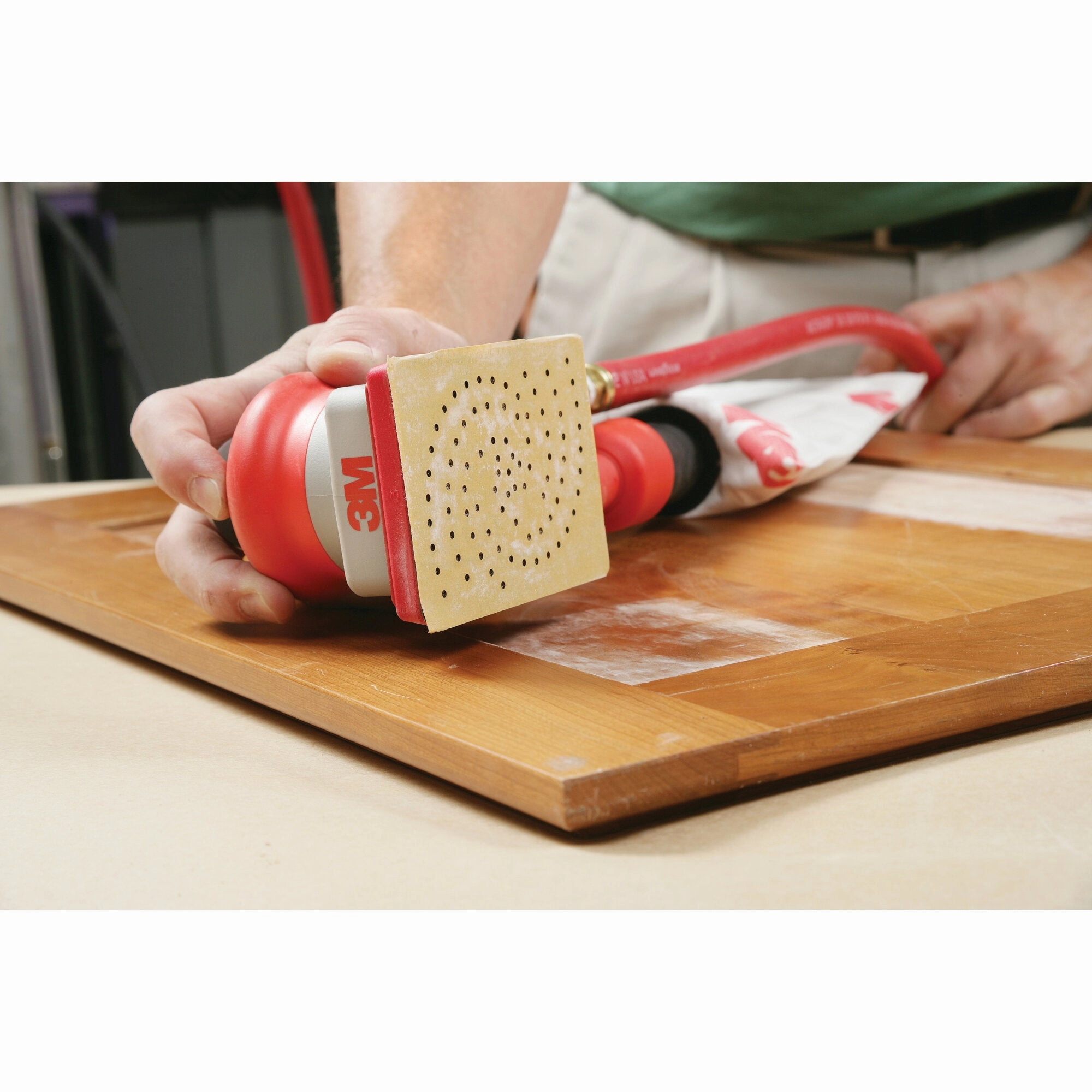3M Central Vacuum Orbital Sander, 20430, 3 in x 4 in, 1/8 in Orbit10,000 Max OPM