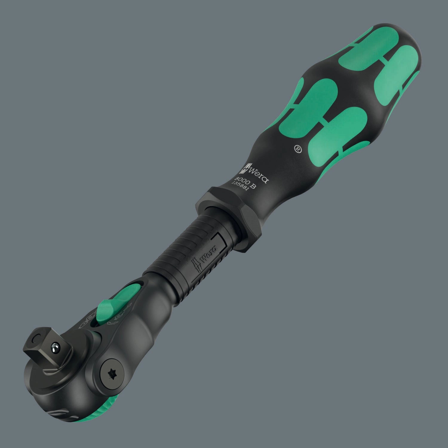 (PRE-ORDER) Wera 8000 B Black Edition Zyklop Speed Ratchet with 3/8" Drive