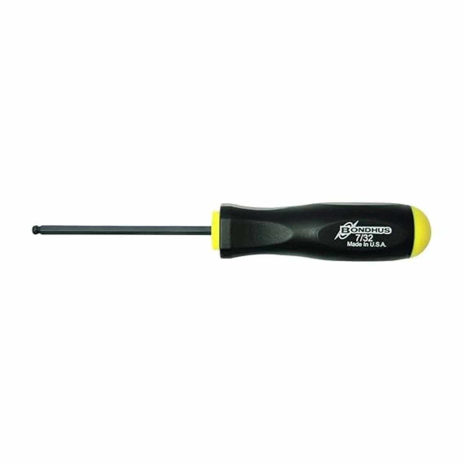 Bondhus 10611 7/32" x 4.2" Ball End Hex Screwdriver, 2 Piece