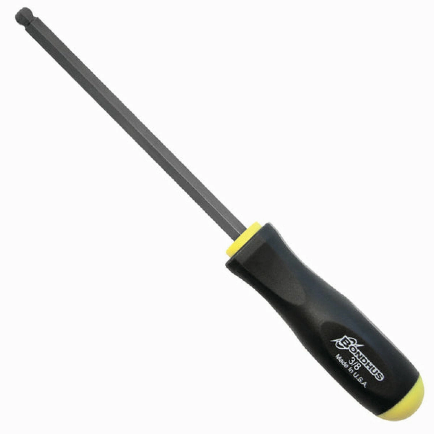 Bondhus 10614 3/8" x 6.5" Ball End Screwdriver with ProGuard Finish, 2 Piece
