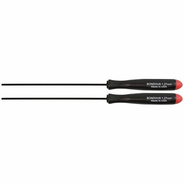 Bondhus 10660 4mm, 3.7" Ball End Screwdriver with ProGuard Finish, 2-Piece