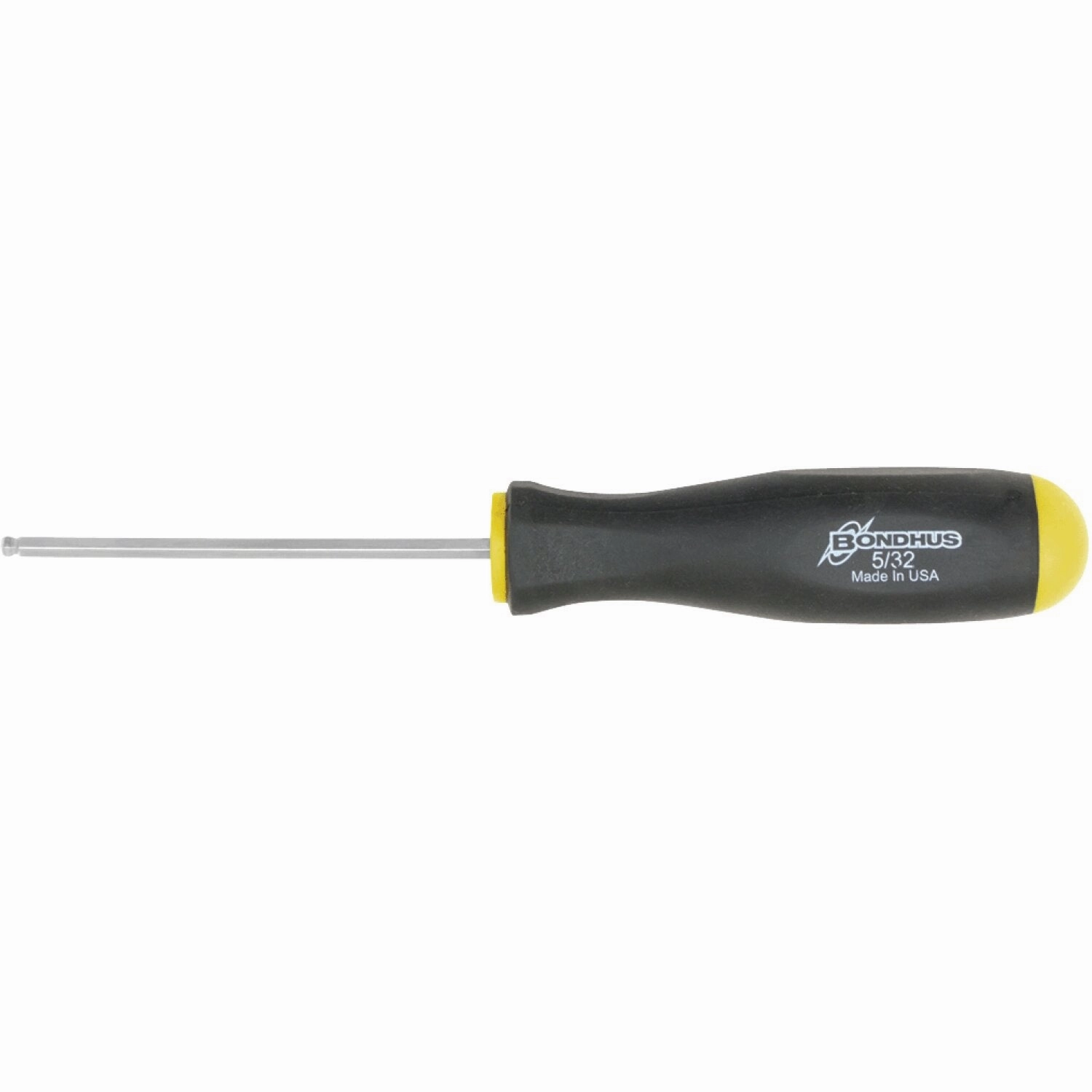 Bondhus 16602 .050" Ball End Tip Hex Screwdriver with BriteGuard Finish, 2 Piece