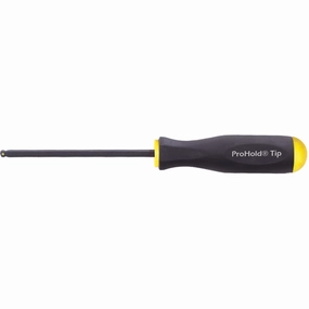 Bondhus 74614 3/8" x 6.5" ProHold Ball End Tip Screwdriver with ProGuard Finish, 2 Piece