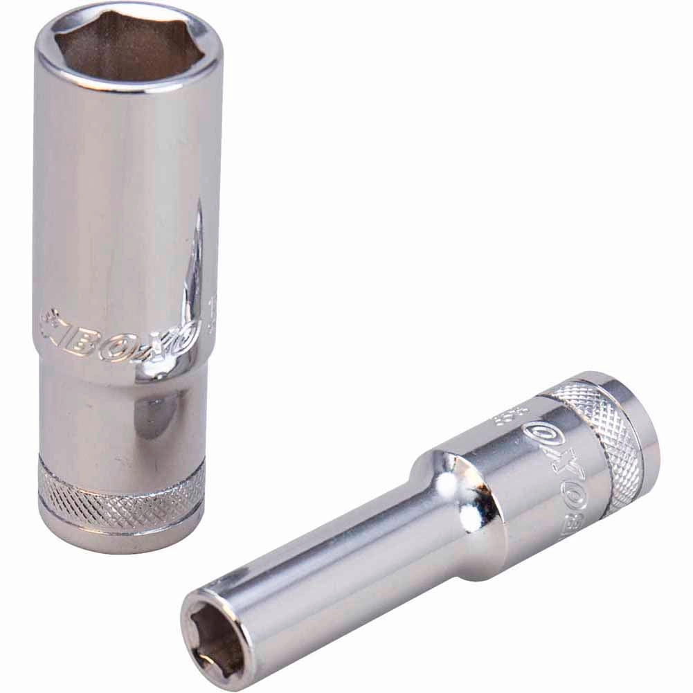BOXO 13Pc 1/4" 6PT Deep Socket Set (4mm to 14mm)