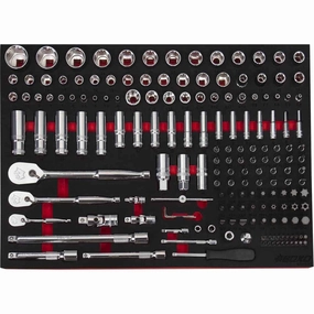 BOXO 171Pc 1/4", 3/8"& 1/2" Master Socket Set