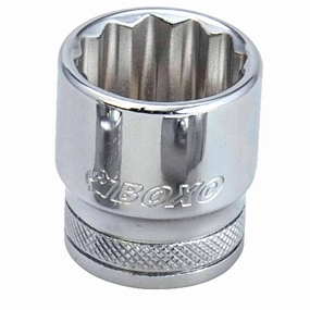 BOXO 1/2" 6PT Socket - Sizes 10mm to 32mm