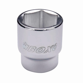 BOXO 3/4" 6PT Socket - Sizes 19mm to 50mm