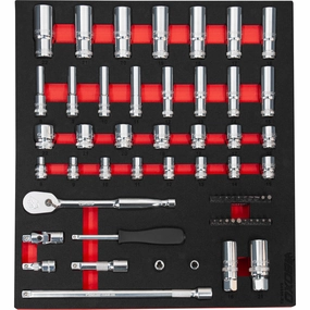 BOXO 60Pc 3/8" Master Socket Set