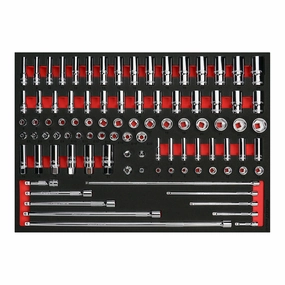 BOXO 93Pc 1/4" & 3/8" Master Socket Set