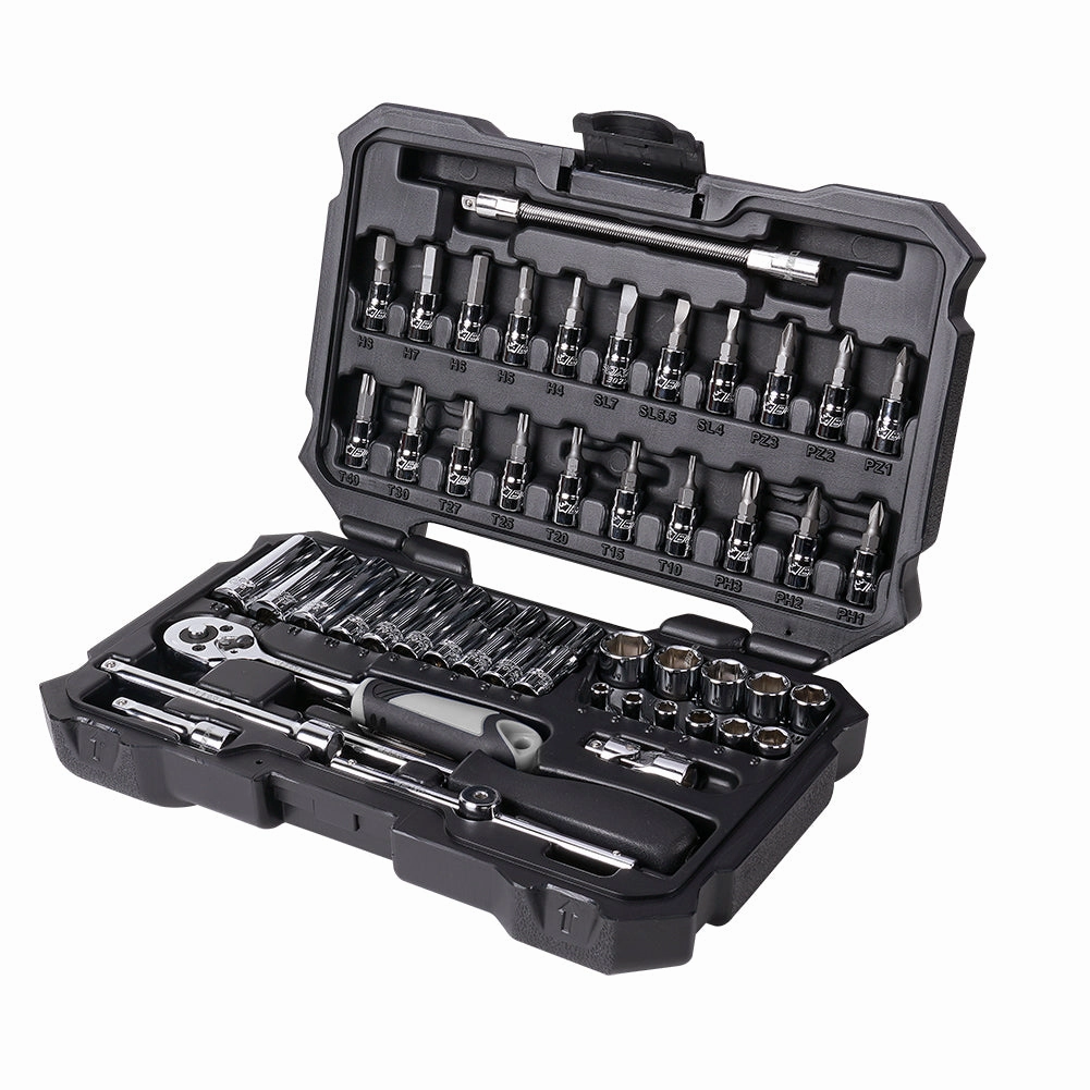 BOXO BLACK SERIES 53Pc 1/4" Master Socket Set