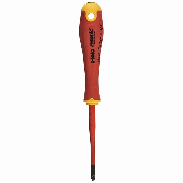 Felo 0715762653 #2 x 4" E-Slim Insulated Pozidrive Screwdriver