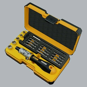 Felo 0715764643 Ergonic K Box 20 pc Set - SQ, PH, TX