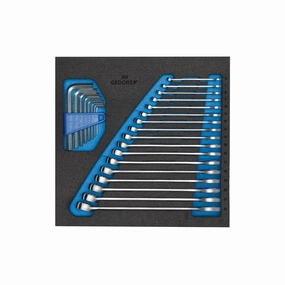 Gedore 2308878 Combination Spanner Set In 2/3 Check-Tool module
