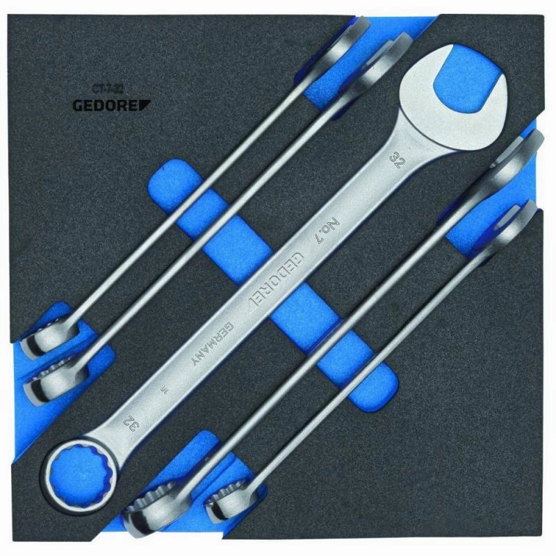 Gedore 2308886 Combination spanner set in 2/3 Check-Tool module