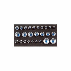 Gedore 2308916 Socket Set 1/2 Inch, UD Profile, In 1/3 Check-Tool Module
