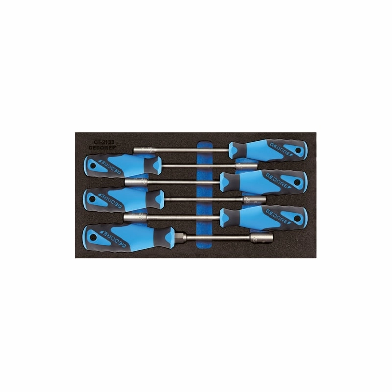 Gedore 2309122 Socket Wrench Set In 1/3 Check-Tool Module