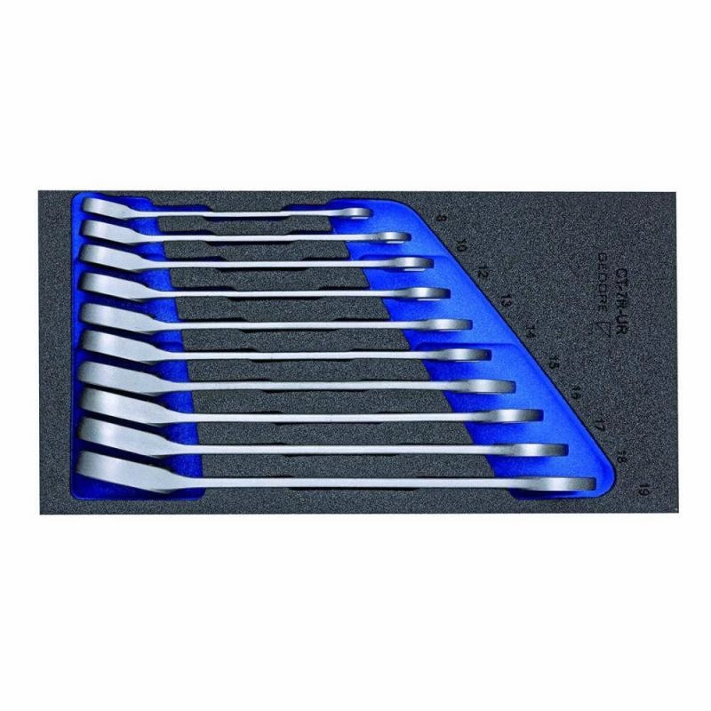 Gedore 2331969 Combination ratchet spanner set in 1/3 Check-Tool module