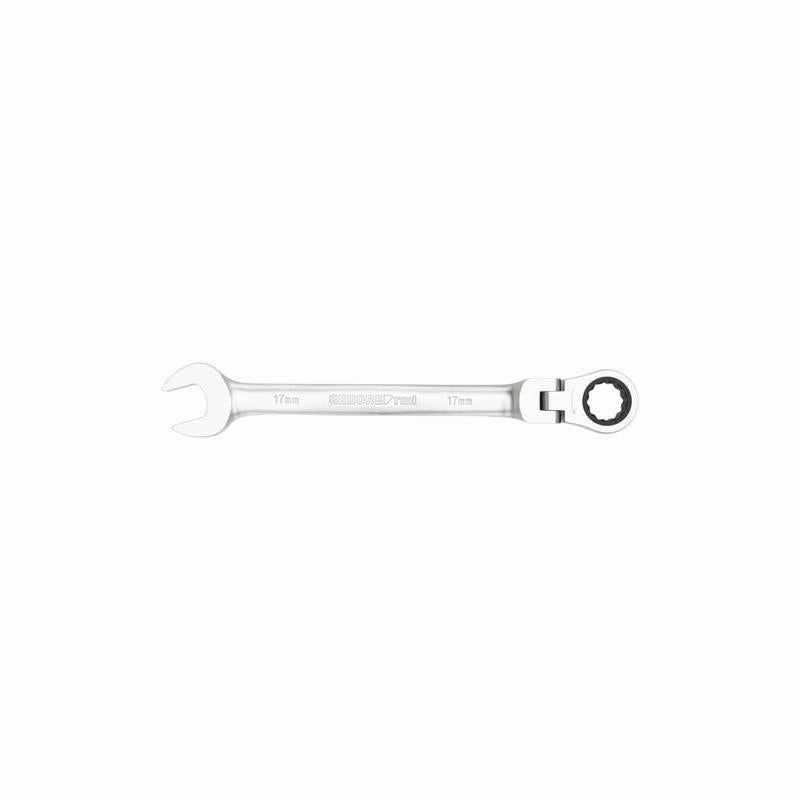 Gedore R07300190 Flexible head combination ratchet spanner Size 19mm L.250mm