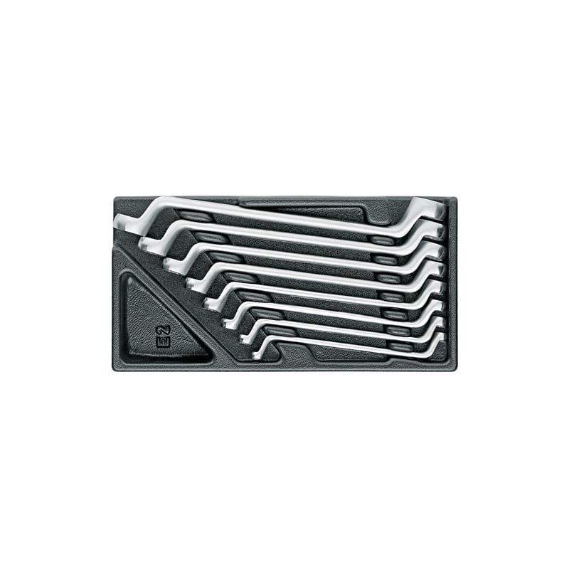 Gedore Ring Spanner Set In 1/3 ES Tool Module