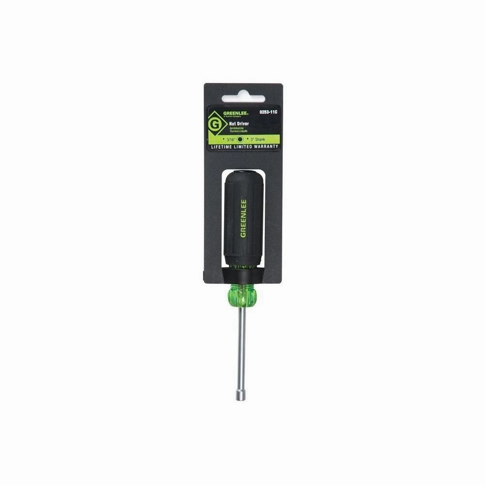 Greenlee 0253-11C Heavy Duty 3/16" Nut Driver