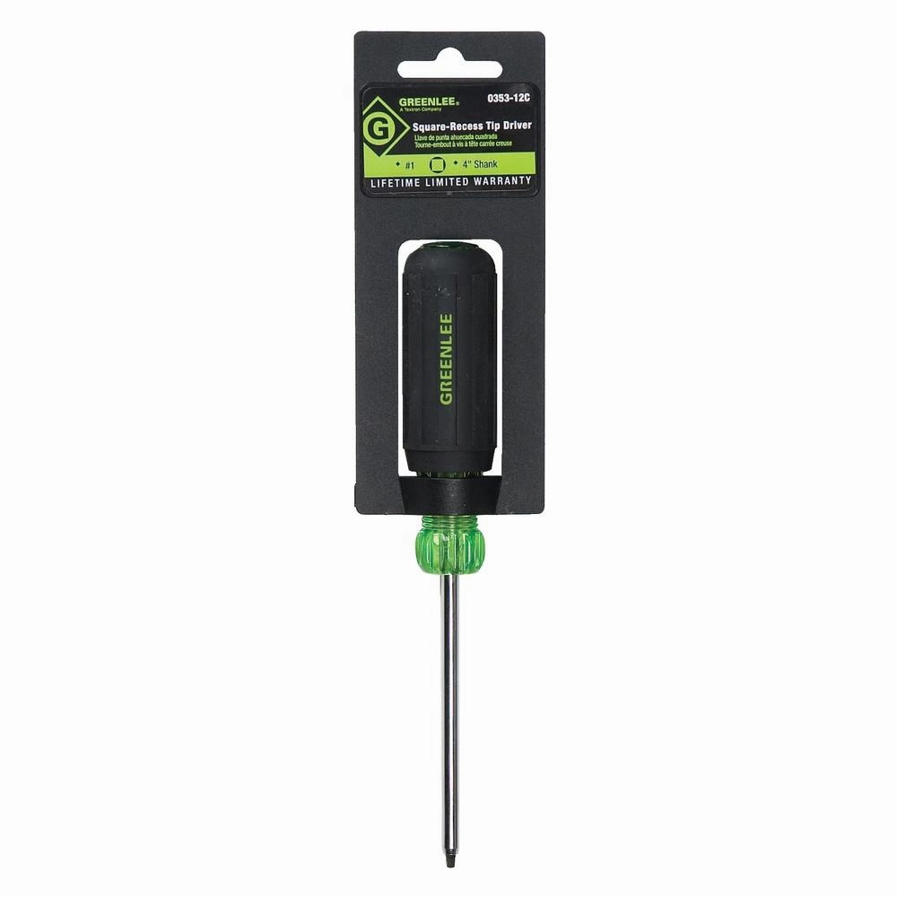 Greenlee 0353-12C Square-Recess Tip Drivers