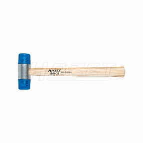 Hazet 1951-40 Plastic Soft-Faced Hammer, Low Rebound, 40mm