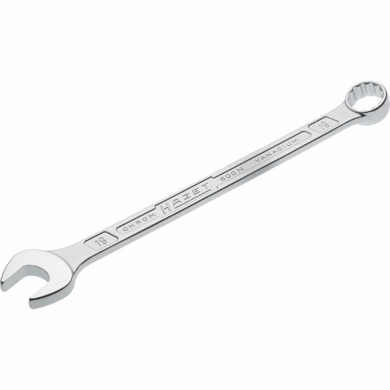 Hazet 600N-19 Combination Wrench, 12-Point, 19mm