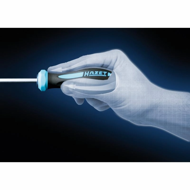 Hazet 802-T10H HEXAnamic Screwdriver, Tamper-Resistant TORX, T10H