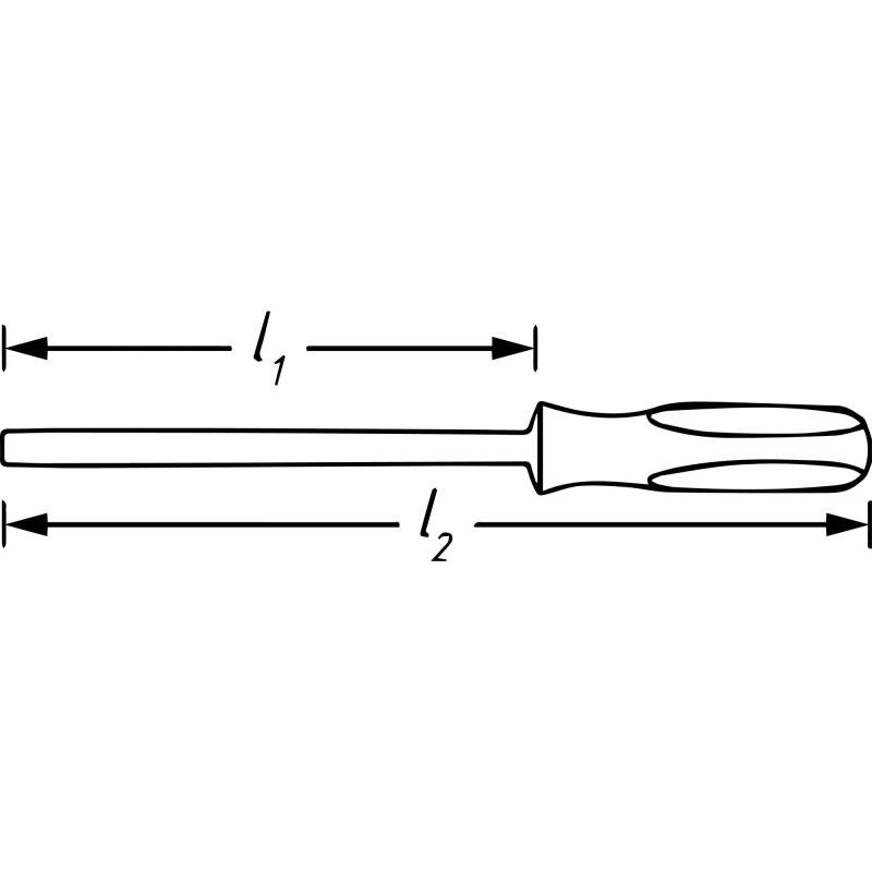 Hazet 803-120 Screwdriver Trinamic, Slotted, 2x12mm