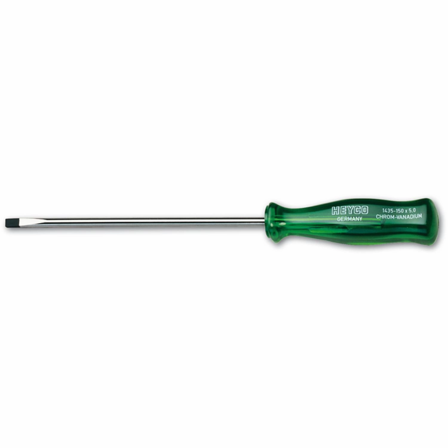 Heyco 01435007580 Slotted Screwdriver with Acetate Handle, 3.0 x 75mm