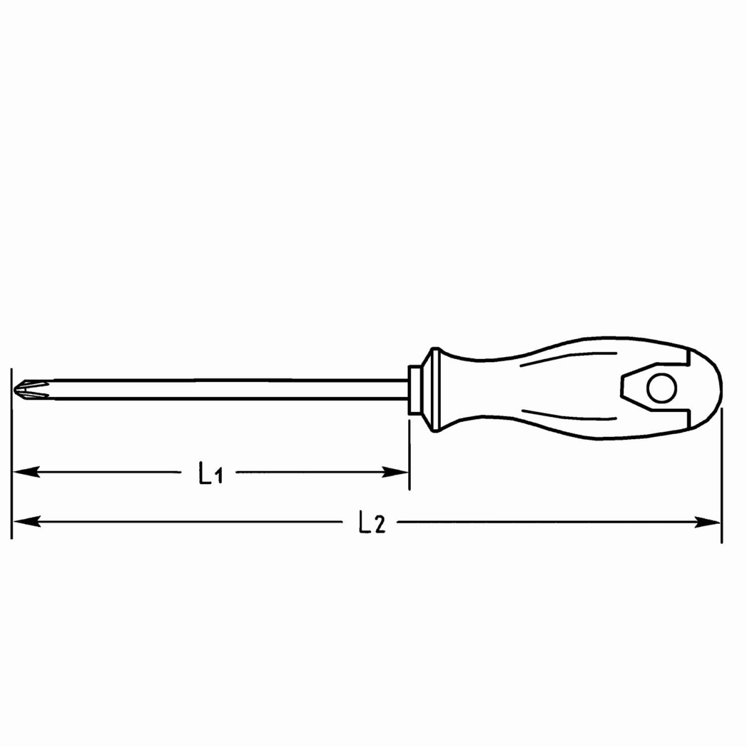 Heyco 04515002080 TORX Screwdriver with 2K Handle, T20