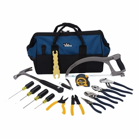 Ideal 35-808 Large Mouth Bag Tool Kit, 18", 16-Piece
