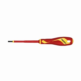 Insulated Flat Slotted Head 1000 Volt VDE Individually Tested and Certified Screwdrivers