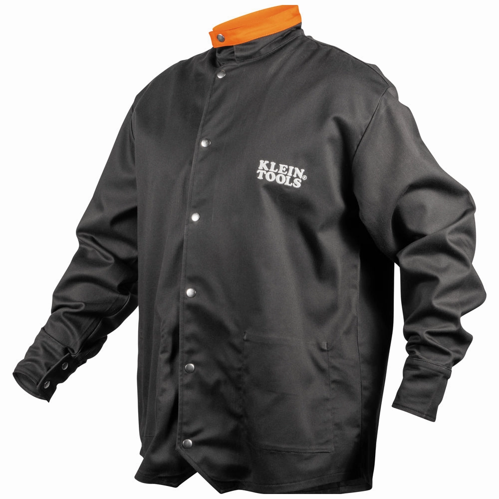 Klein Tools 03078 Flame-Resistant Welding Jacket, Large