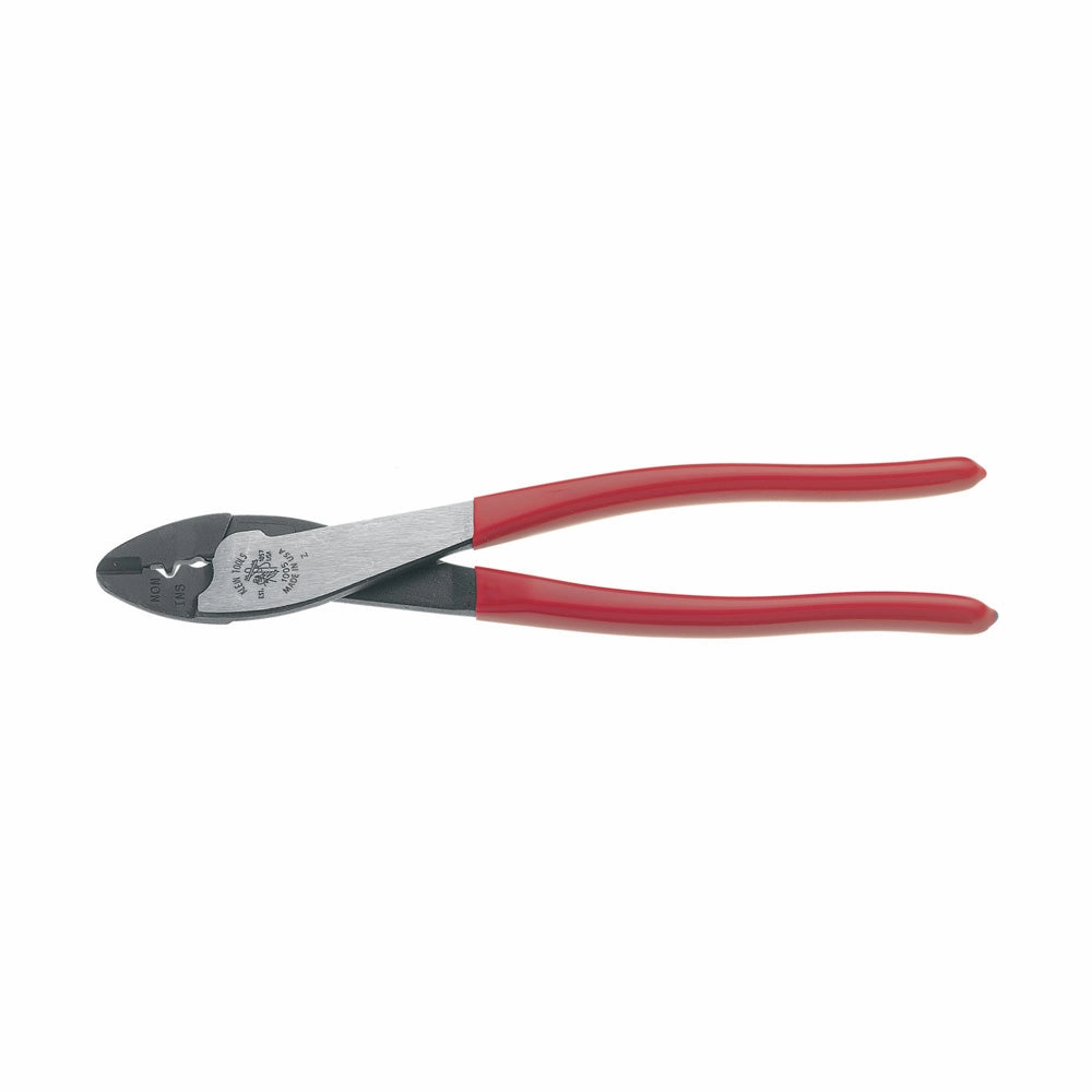 Klein Tools 1005 Crimping and Cutting Tool for Insulated and Non-Insulated Terminals, 9-3/4-Inch
