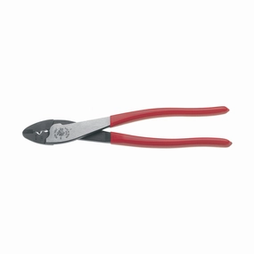 Klein Tools 1005 Crimping and Cutting Tool for Insulated and Non-Insulated Terminals, 9-3/4-Inch