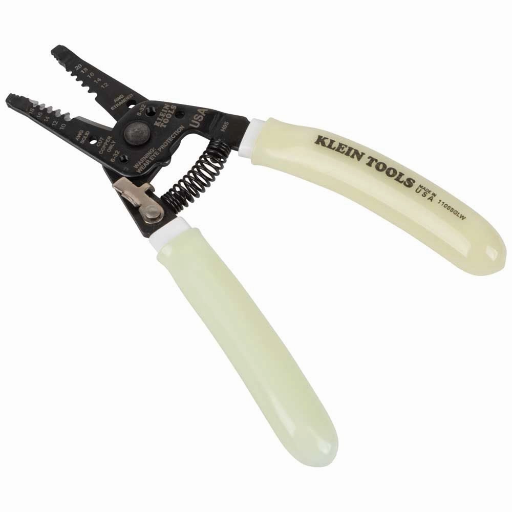 Klein Tools 11055GLW High-Visibility Klein-Kurve Wire Stripper / Cutter