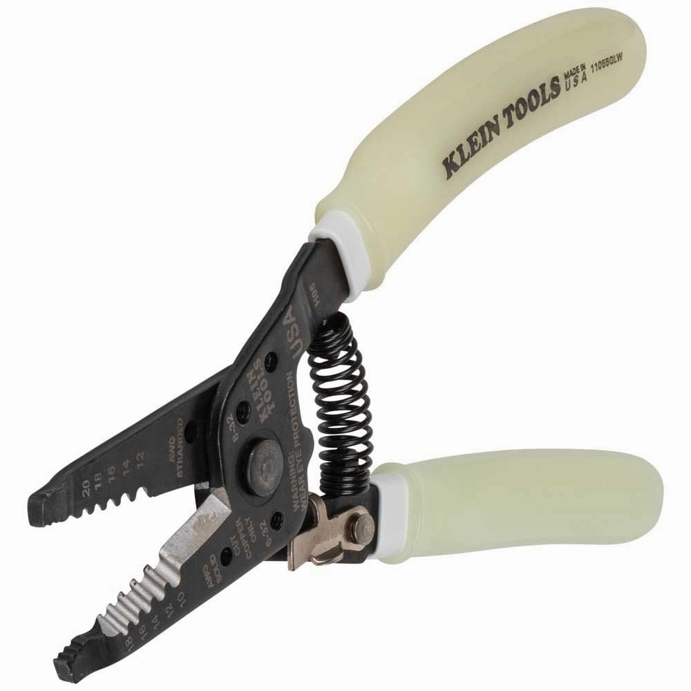 Klein Tools 11055GLW High-Visibility Klein-Kurve Wire Stripper / Cutter