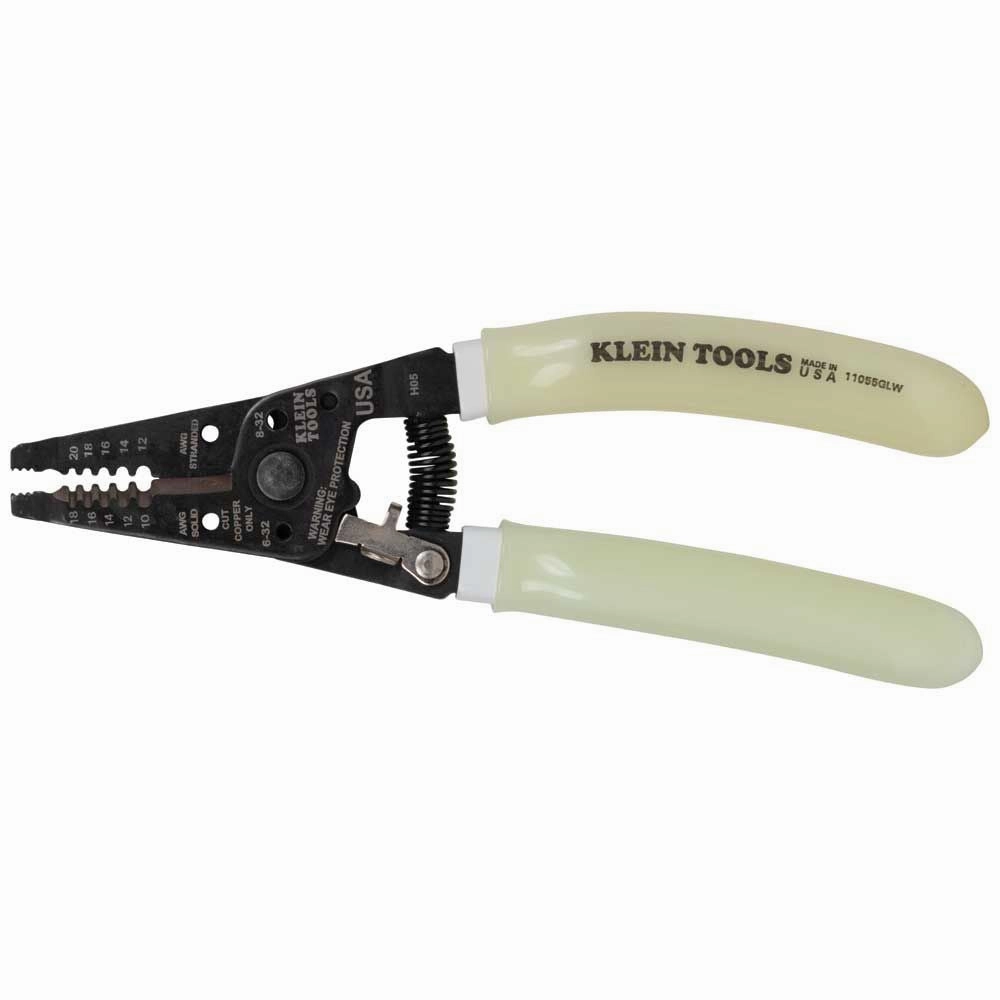 Klein Tools 11055GLW High-Visibility Klein-Kurve Wire Stripper / Cutter