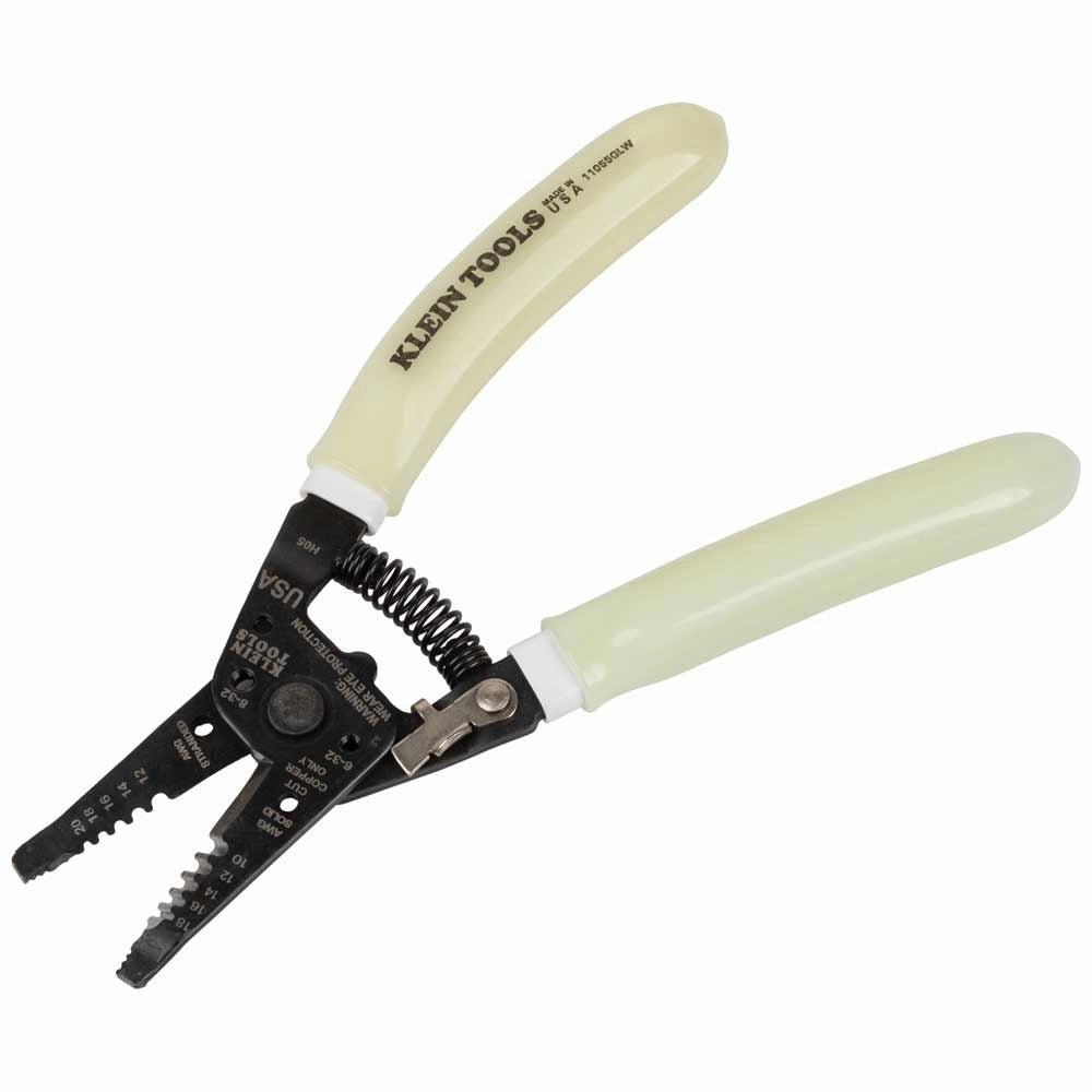 Klein Tools 11055GLW High-Visibility Klein-Kurve Wire Stripper / Cutter