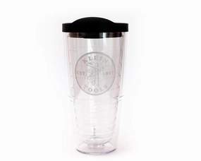 Klein Tools 24 oz Lineman Logo Tervis Tumbler, Clear/Gray