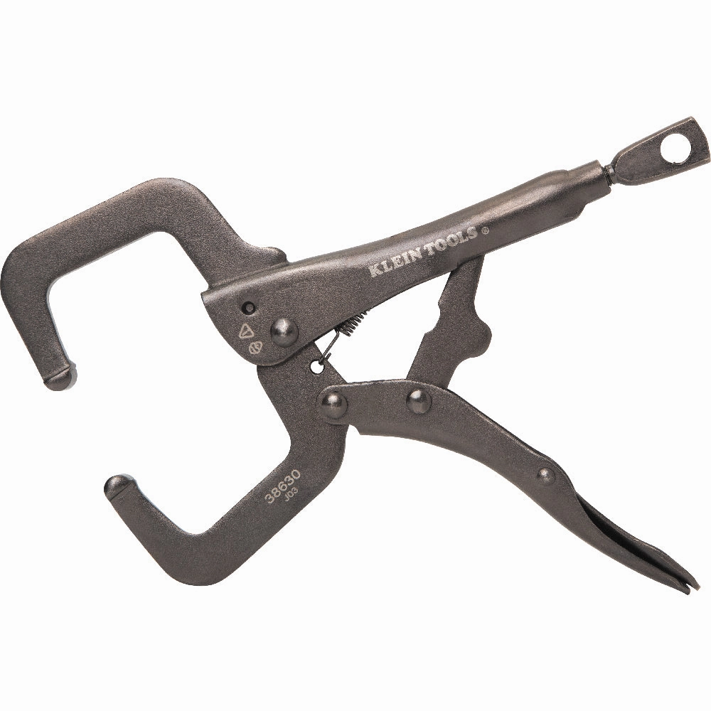 Klein Tools 38630 C-Clamp Locking Pliers with Standard Jaws, 6-Inch