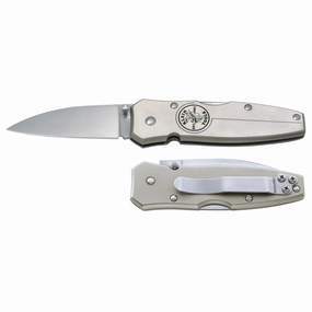 Klein Tools 44001 Lockback Knife 2-1/2-Inch Drop-Point Blade