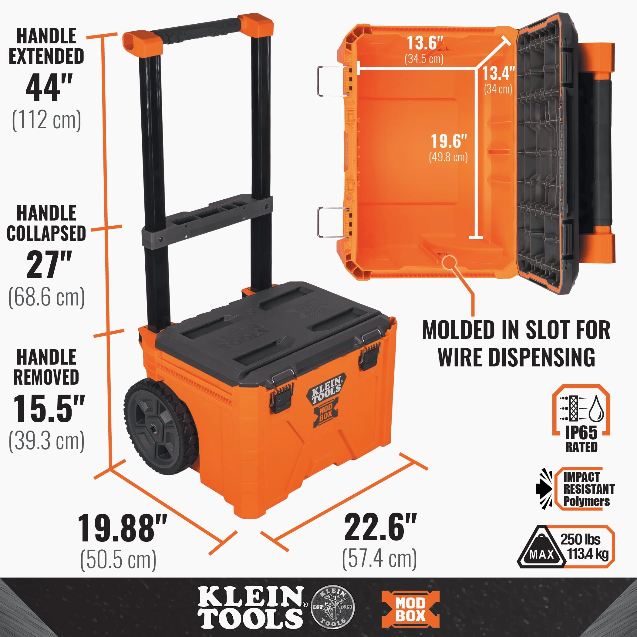 Klein Tools 54802MB MODbox Rolling Toolbox