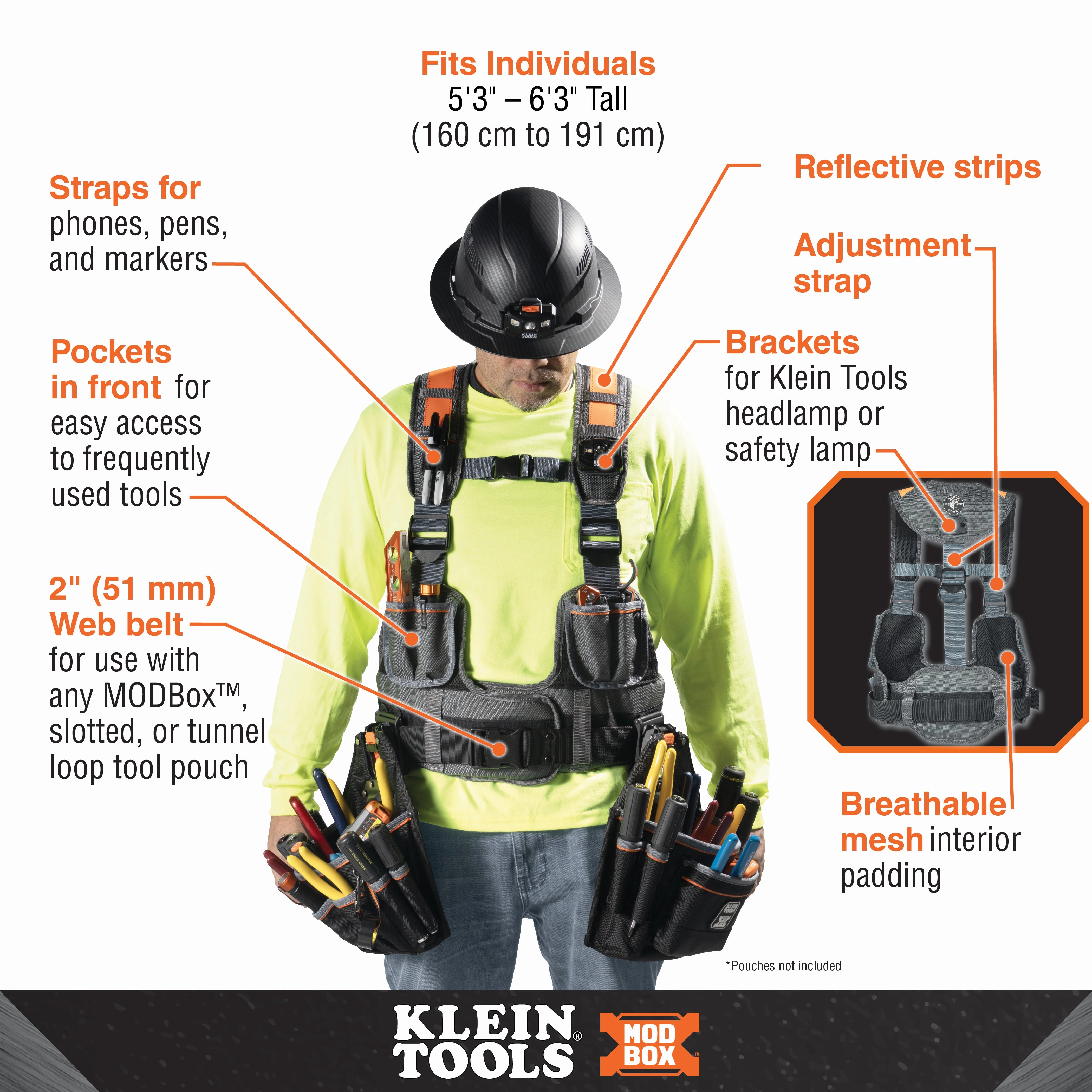 Klein Tools 55828MB MODbox Tool Vest