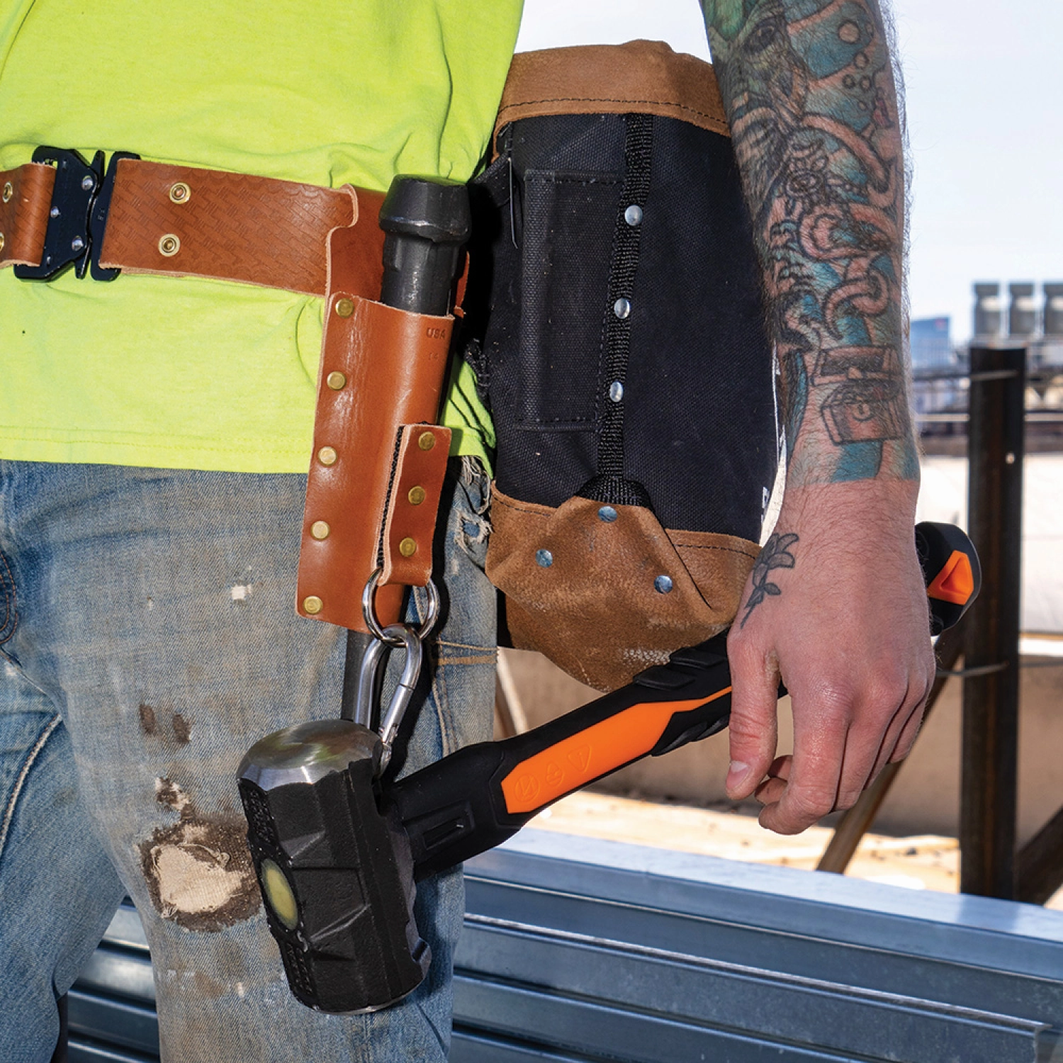 Klein Tools 5800IWBM Ironworker Complete Toolbelt Systems, Medium