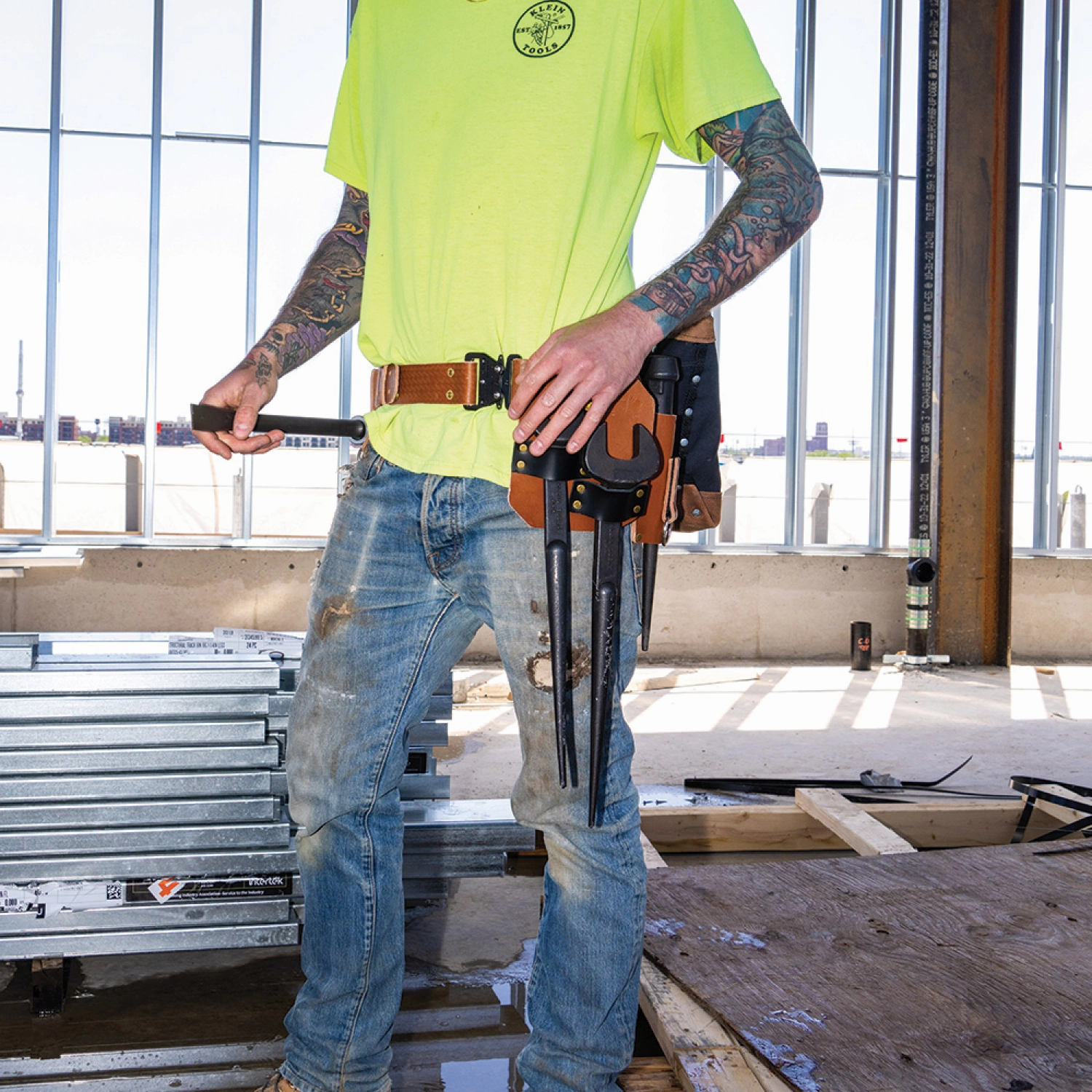 Klein Tools 5800IWBXL Ironworker Complete Toolbelt System, Extra Large