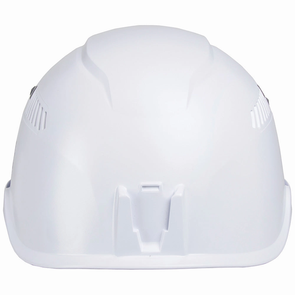 Klein Tools 60150 Safety Helmet, Vented-Class C, with Rechargeable Headlamp, White