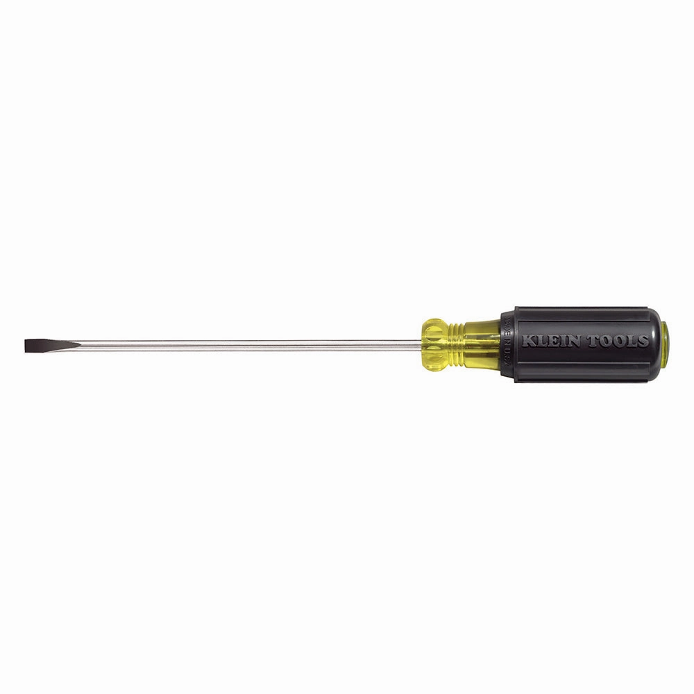 Klein Tools 601-10 Screwdriver, 3/16-Inch Cabinet, 10-Inch Shank